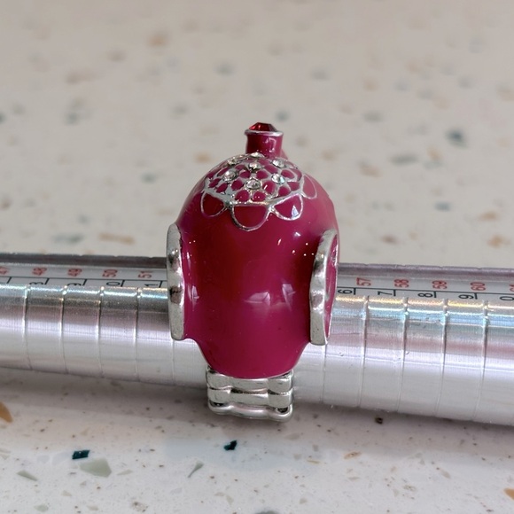 Pink Elephant Ring with Stretch Comfort Band - Picture 7 of 10